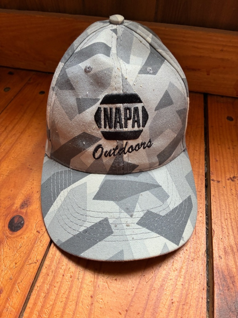 NAPA Outdoors Camo Baseball Cap - Gray New